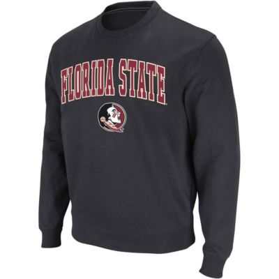Colosseum Men's NCAA Florida State Seminoles Arch & Logo Crew Neck Sweatshirt