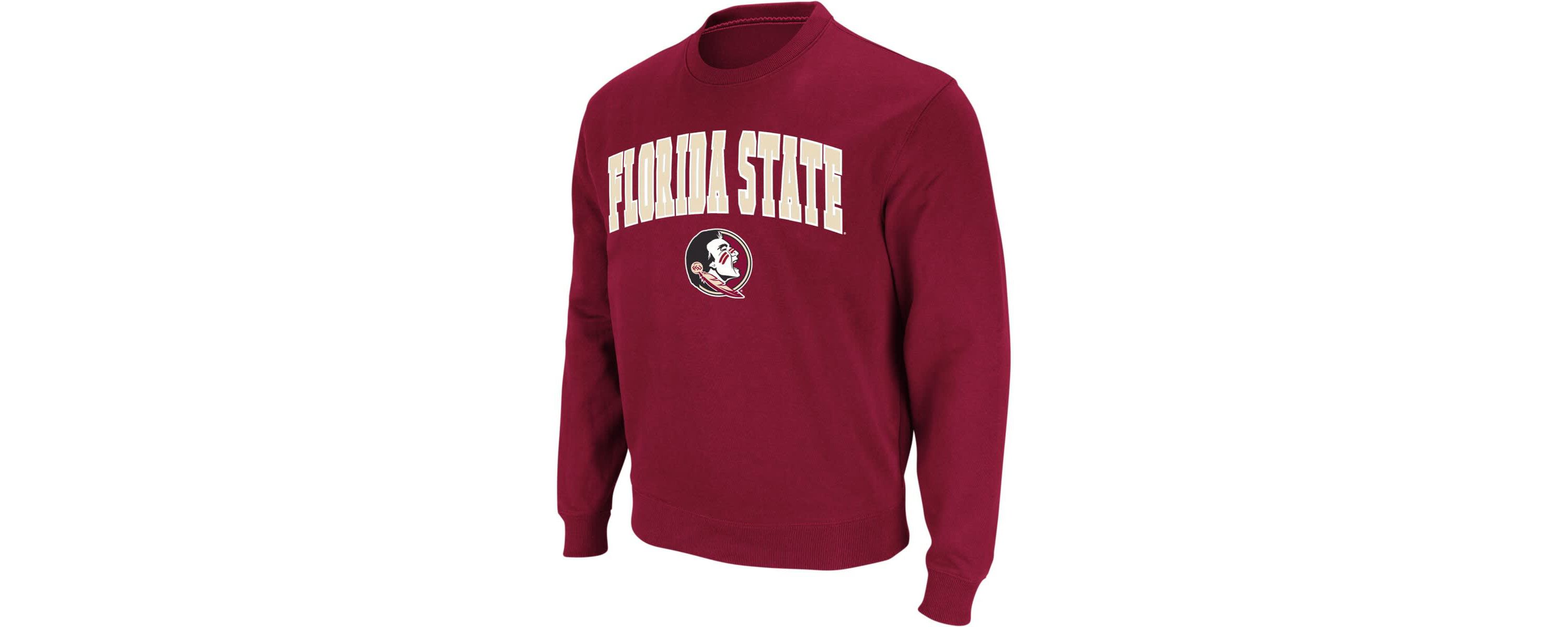 NCAA Florida State Seminoles Arch & Logo Crew Neck Sweatshirt