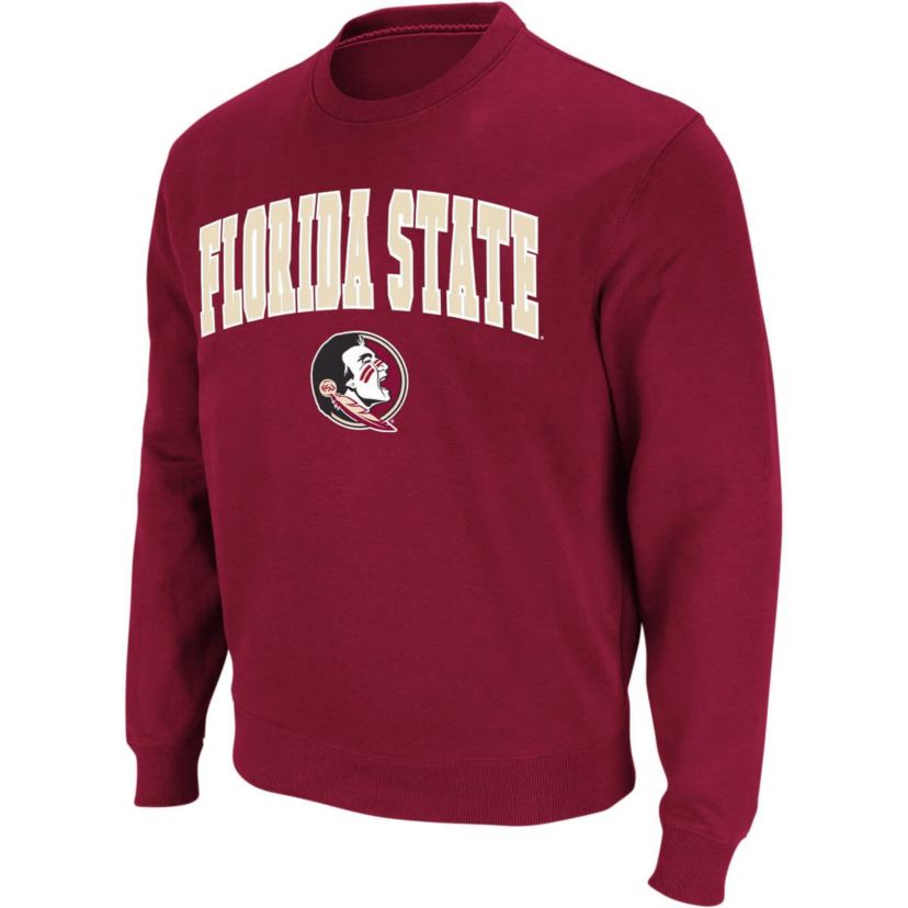 NCAA Florida State Seminoles Arch & Logo Crew Neck Sweatshirt