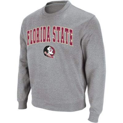 Colosseum Men's NCAA Florida State Seminoles Arch & Logo Crew Neck Sweatshirt