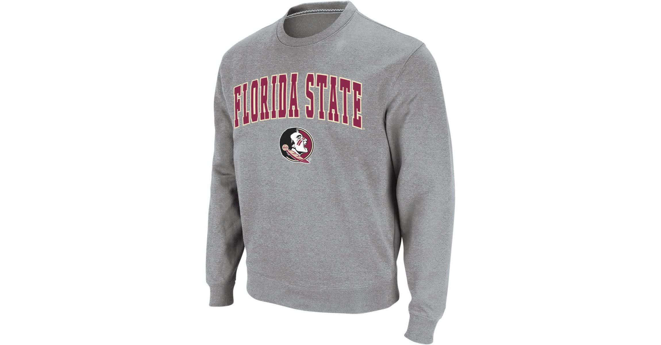 NCAA Florida State Seminoles Arch & Logo Crew Neck Sweatshirt