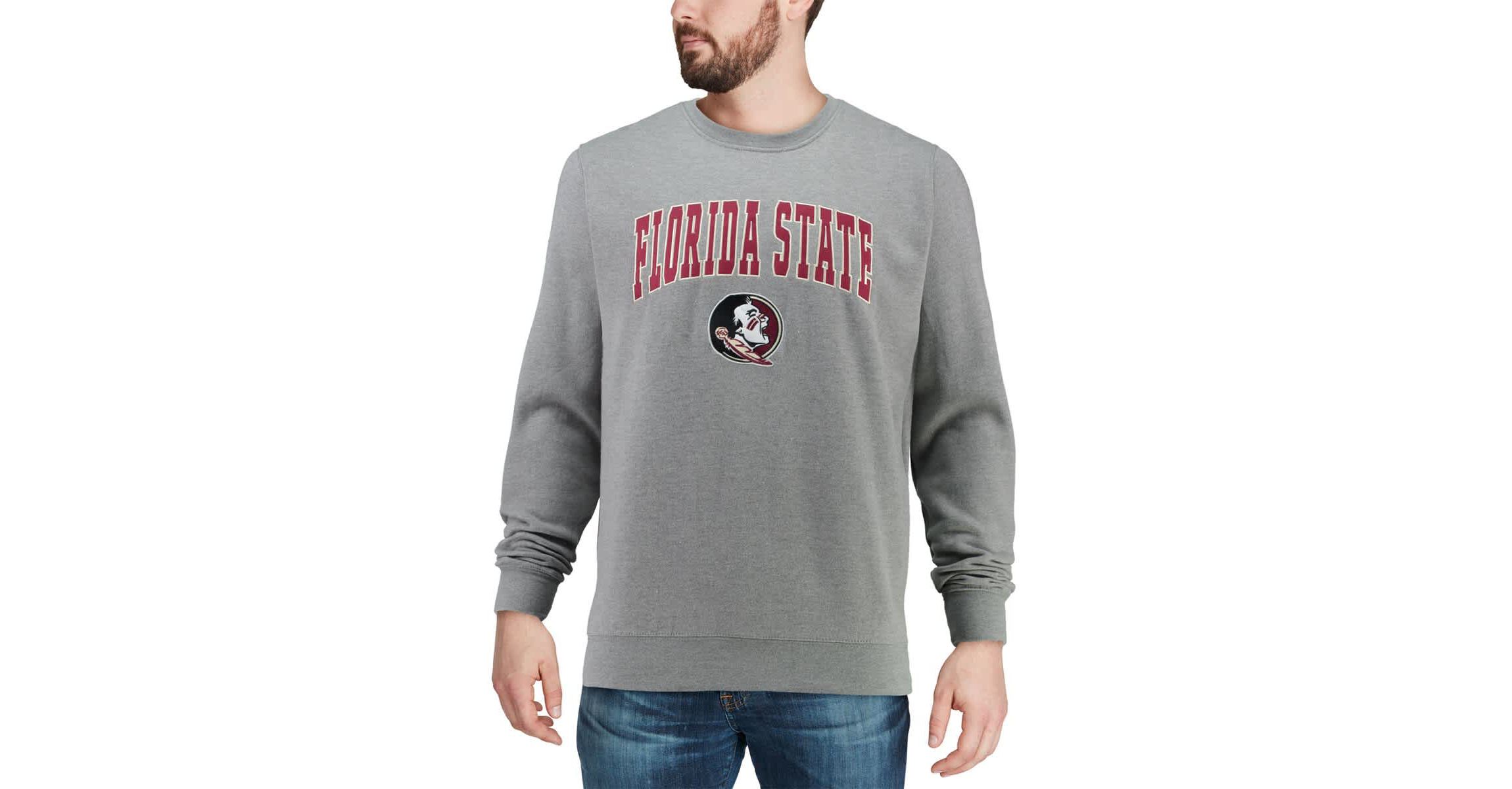 NCAA Florida State Seminoles Arch & Logo Crew Neck Sweatshirt
