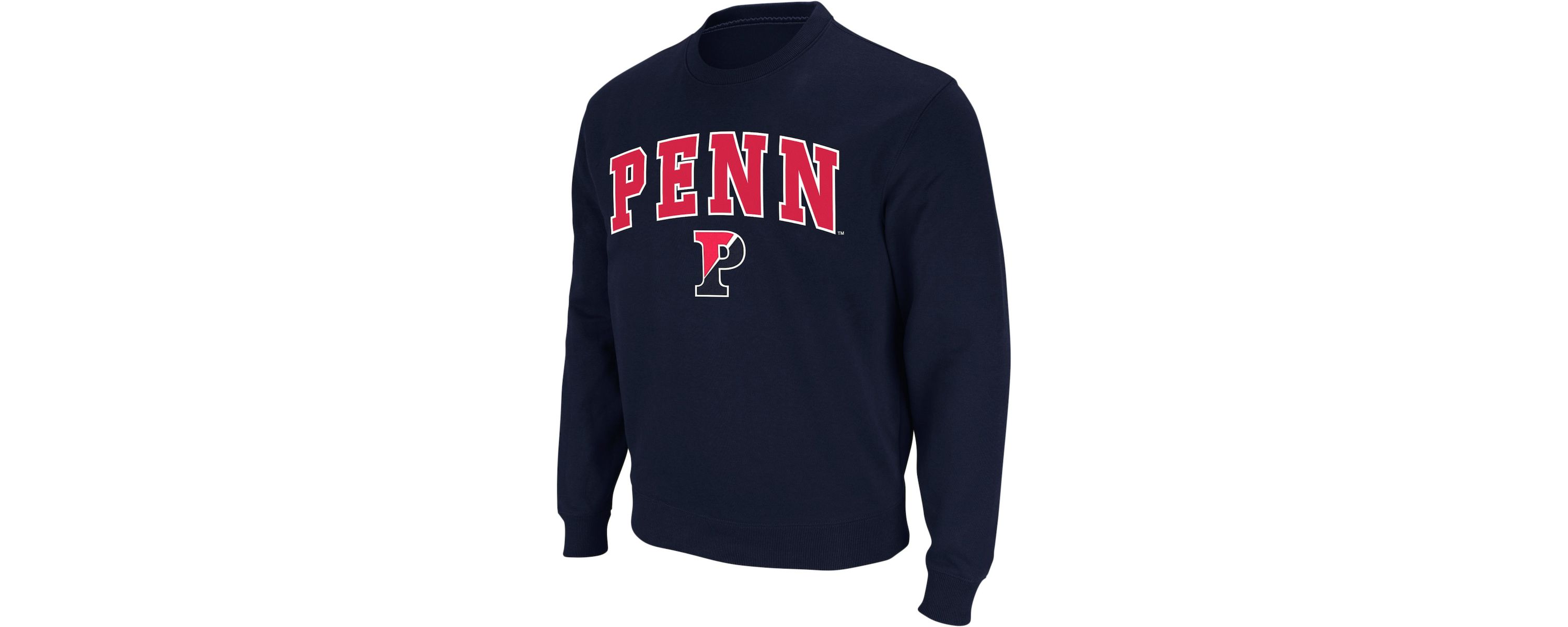 NCAA Pennsylvania Quakers Arch & Logo Crew Neck Sweatshirt