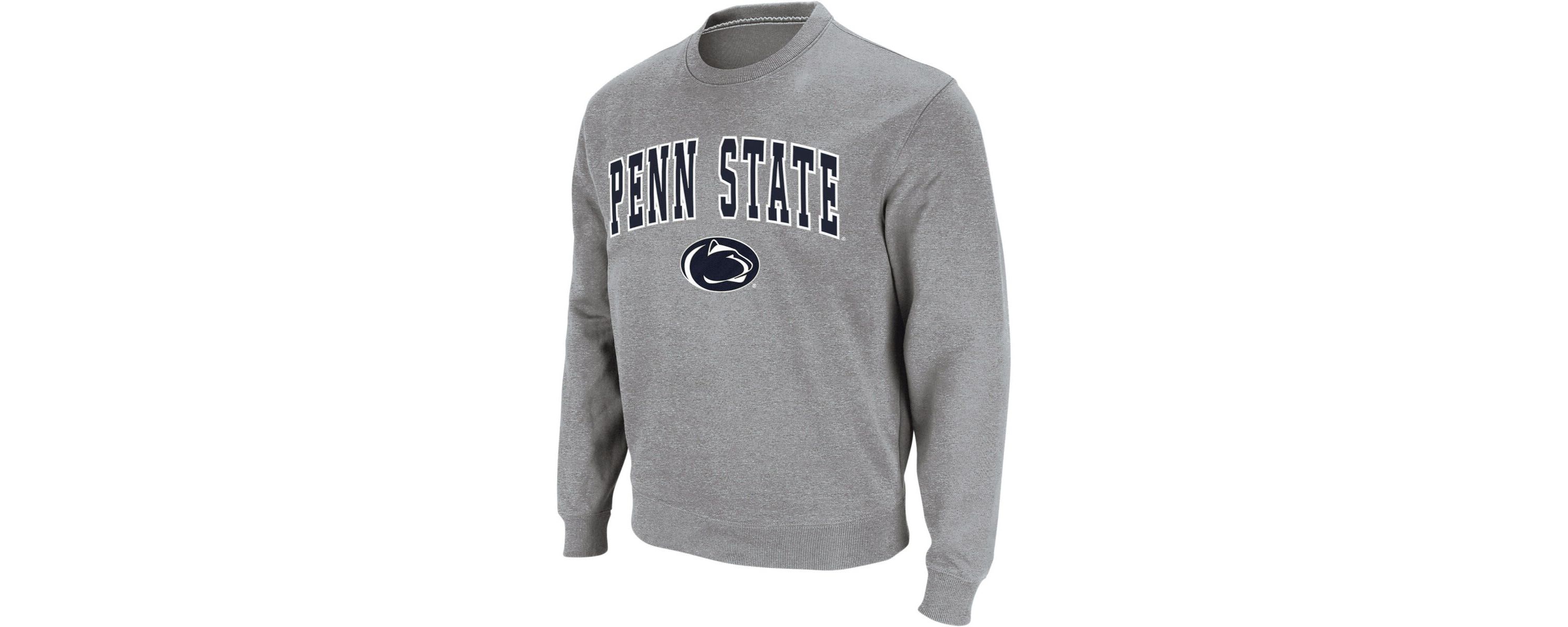 NCAA Heather Penn State Nittany Lions Arch & Logo Crew Neck Sweatshirt