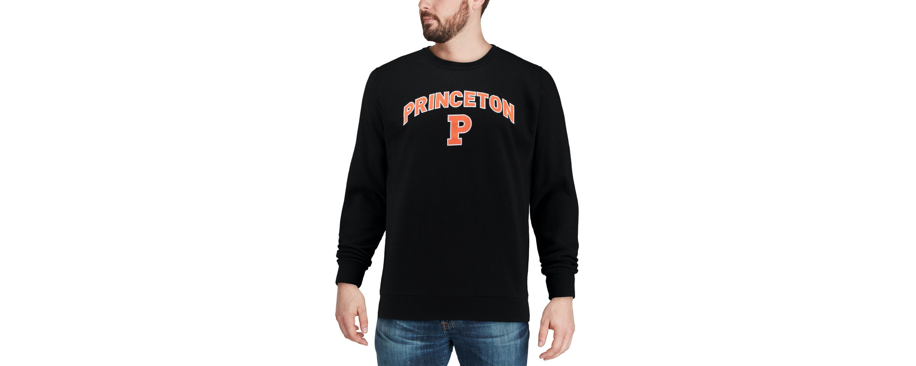 NCAA Princeton Tigers Arch & Logo Crew Neck Sweatshirt