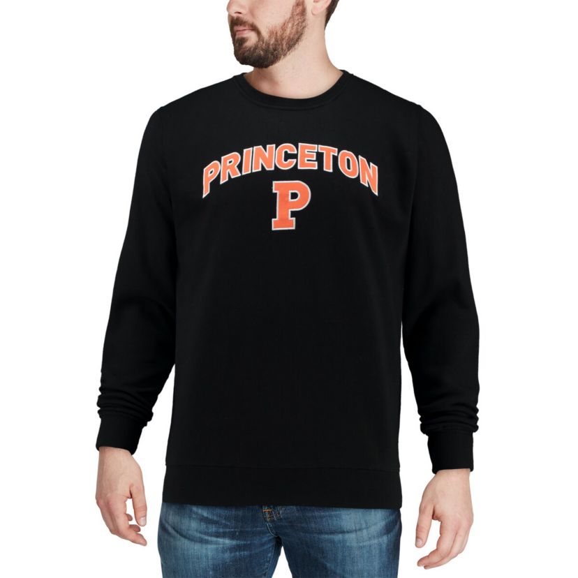 NCAA Princeton Tigers Arch & Logo Crew Neck Sweatshirt