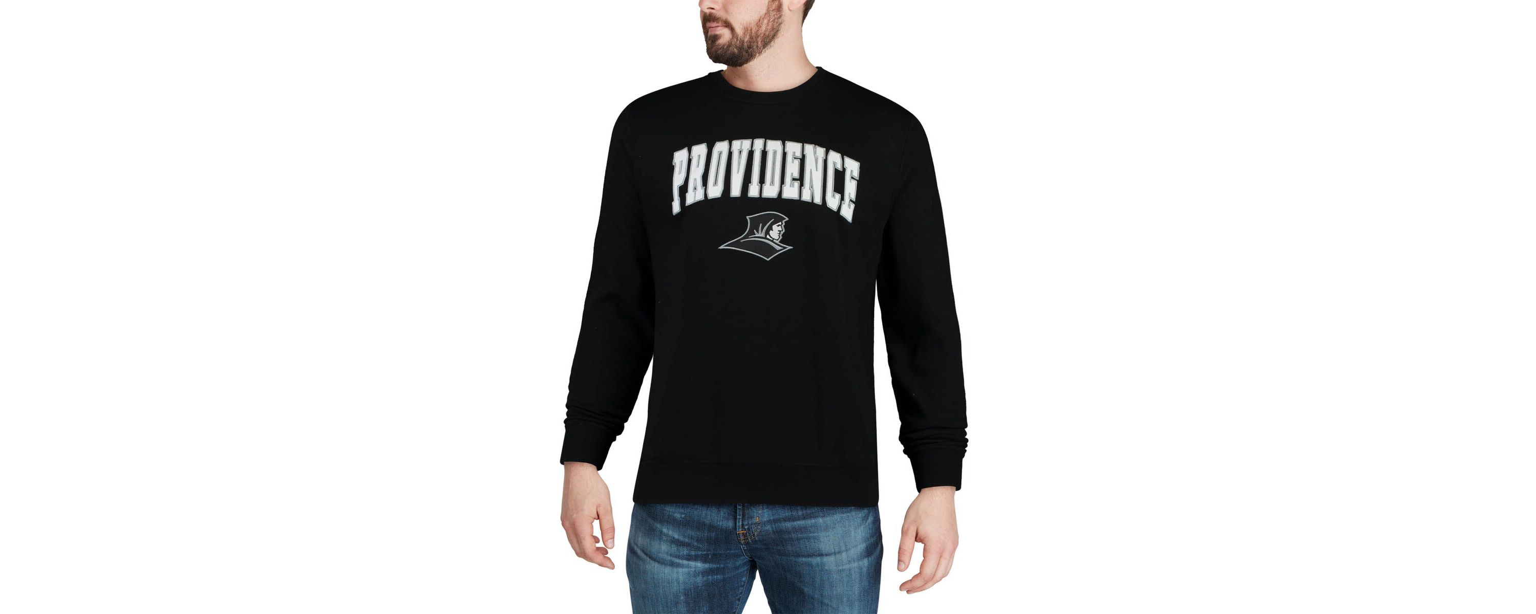 NCAA Providence Friars Arch & Logo Crew Neck Sweatshirt