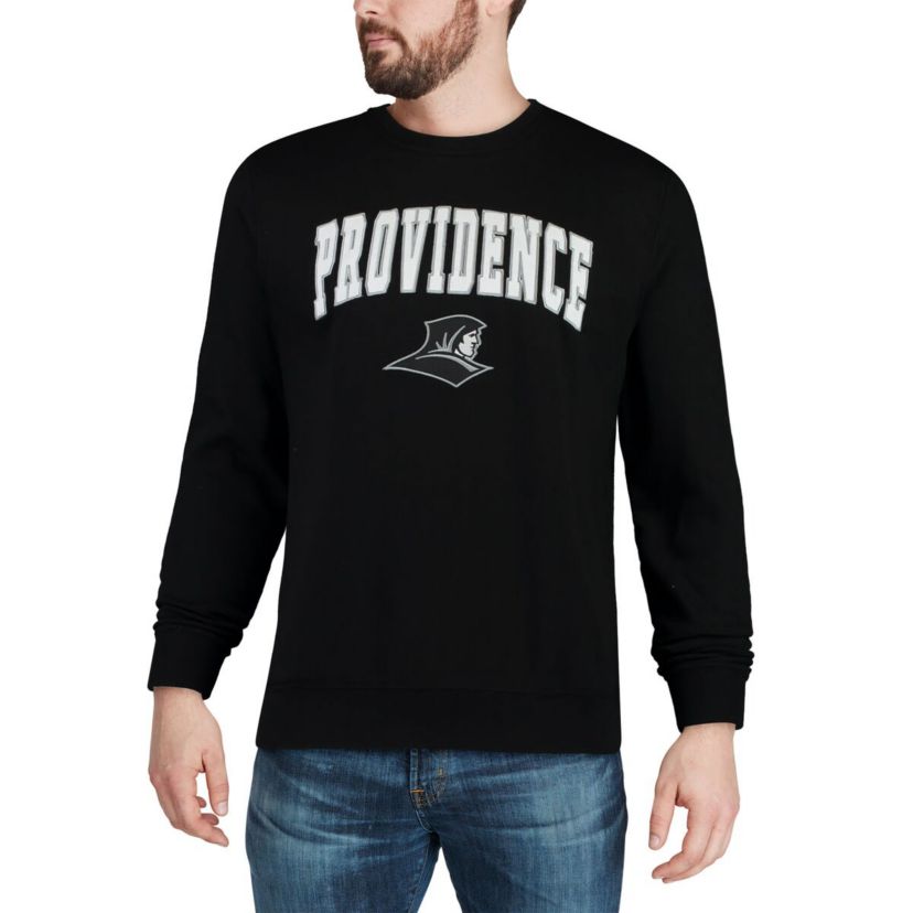 NCAA Providence Friars Arch & Logo Crew Neck Sweatshirt