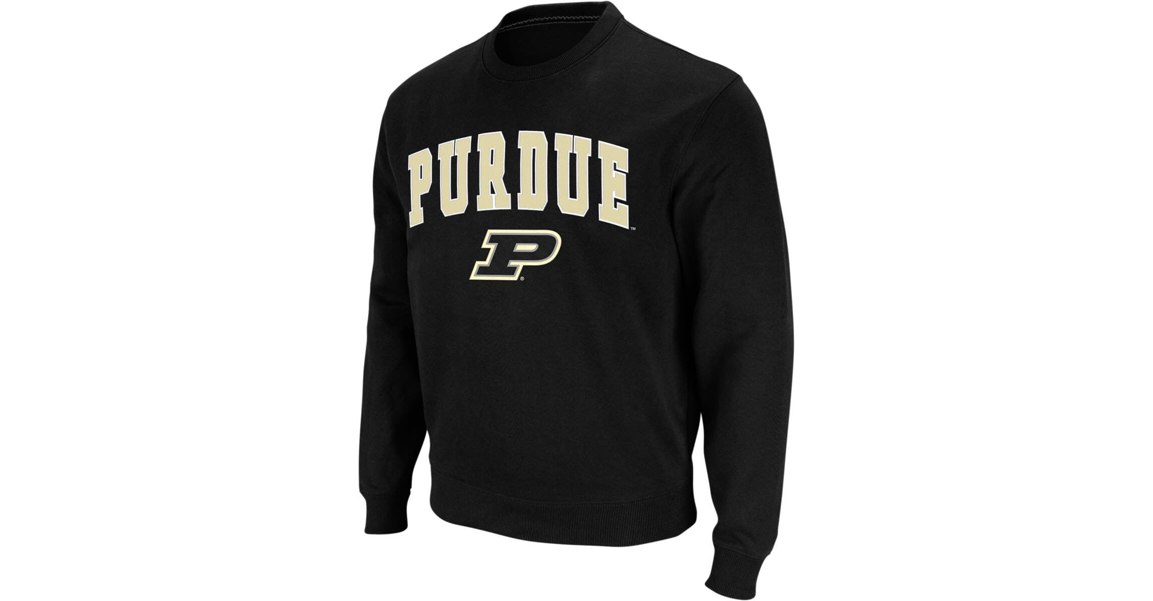 NCAA Purdue Boilermakers Arch & Logo Crew Neck Sweatshirt
