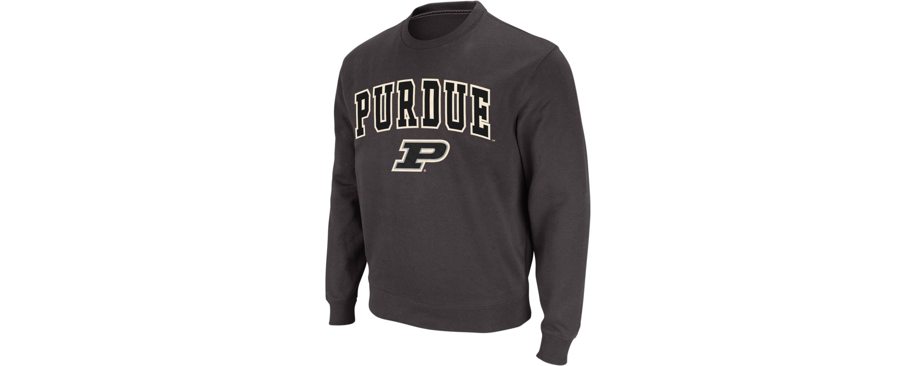 NCAA Purdue Boilermakers Arch & Logo Crew Neck Sweatshirt
