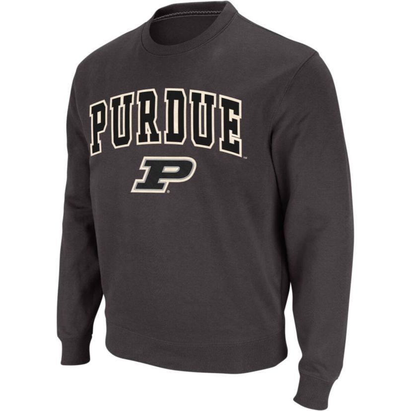 NCAA Purdue Boilermakers Arch & Logo Crew Neck Sweatshirt