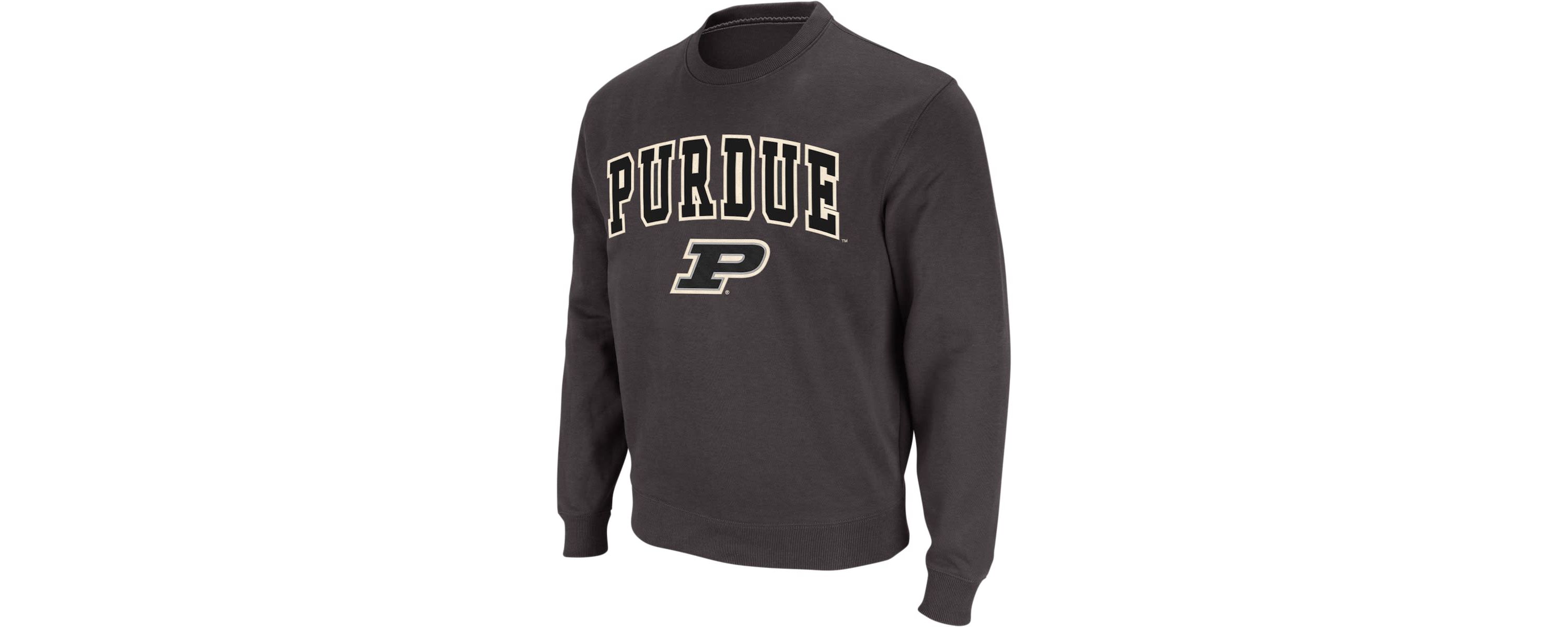 NCAA Purdue Boilermakers Arch & Logo Crew Neck Sweatshirt