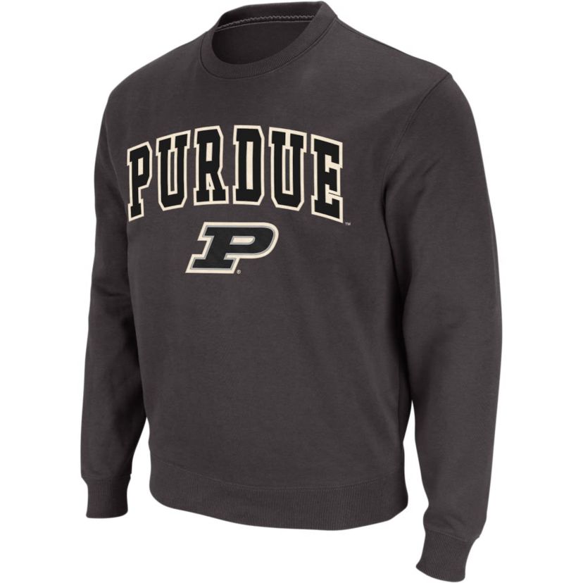 NCAA Purdue Boilermakers Arch & Logo Crew Neck Sweatshirt
