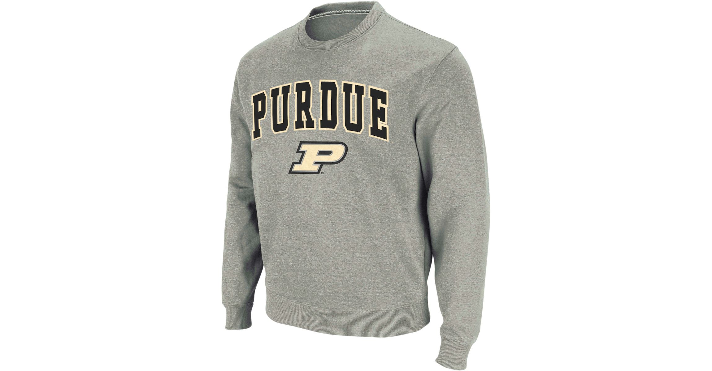 NCAA Purdue Boilermakers Arch & Logo Crew Neck Sweatshirt