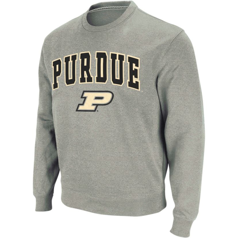 NCAA Purdue Boilermakers Arch & Logo Crew Neck Sweatshirt