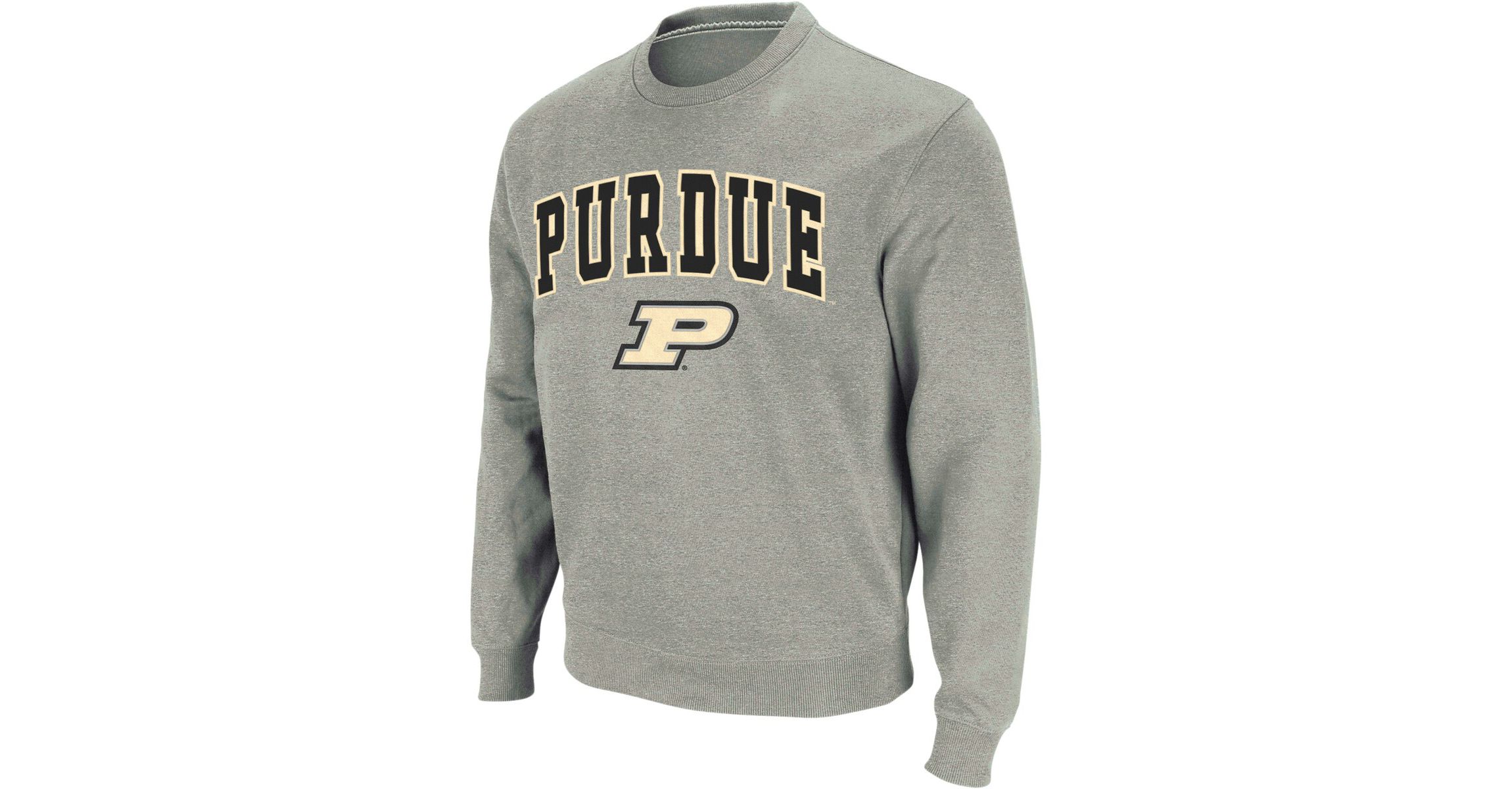 NCAA Purdue Boilermakers Arch & Logo Crew Neck Sweatshirt