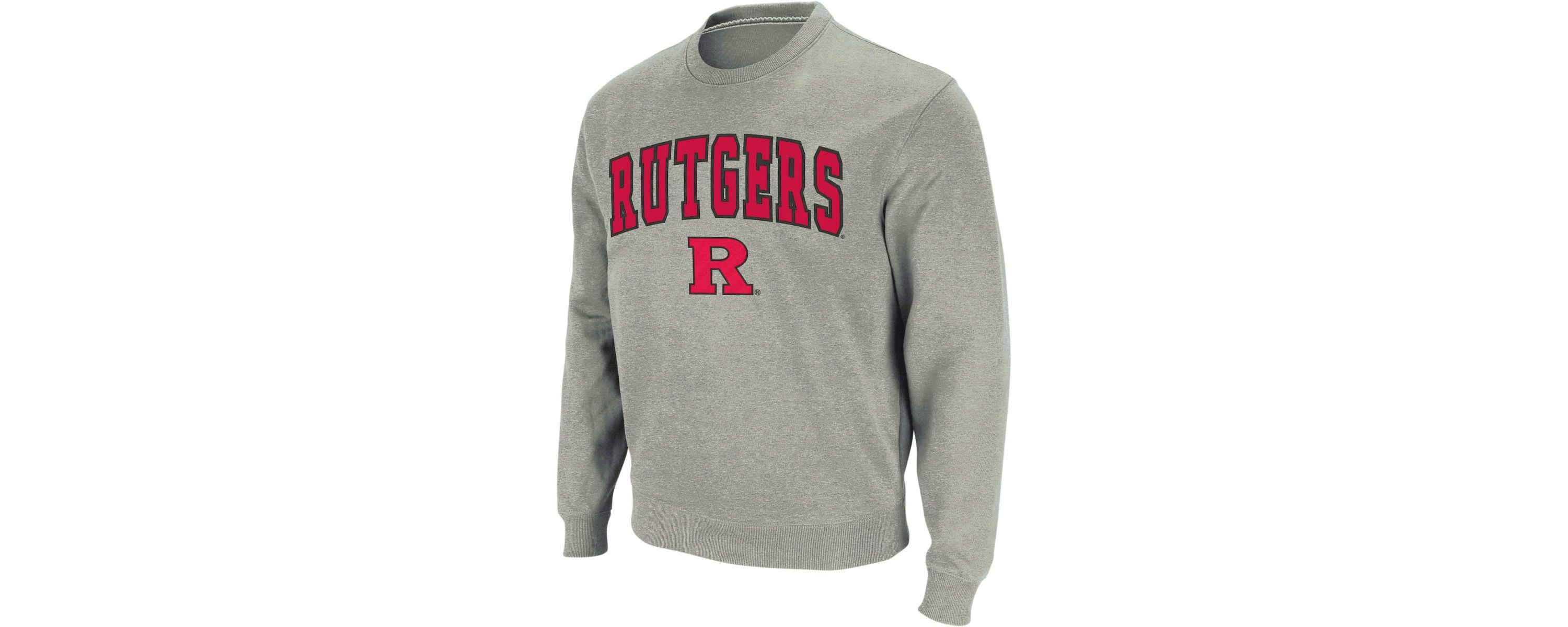 Rutgers Scarlet Knights NCAA Rutgers Knights Arch & Logo Crew Neck Sweatshirt