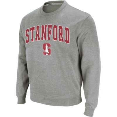 Colosseum Men's Stanford Cardinal NCAA Stanford Arch & Logo Crew Neck Sweatshirt