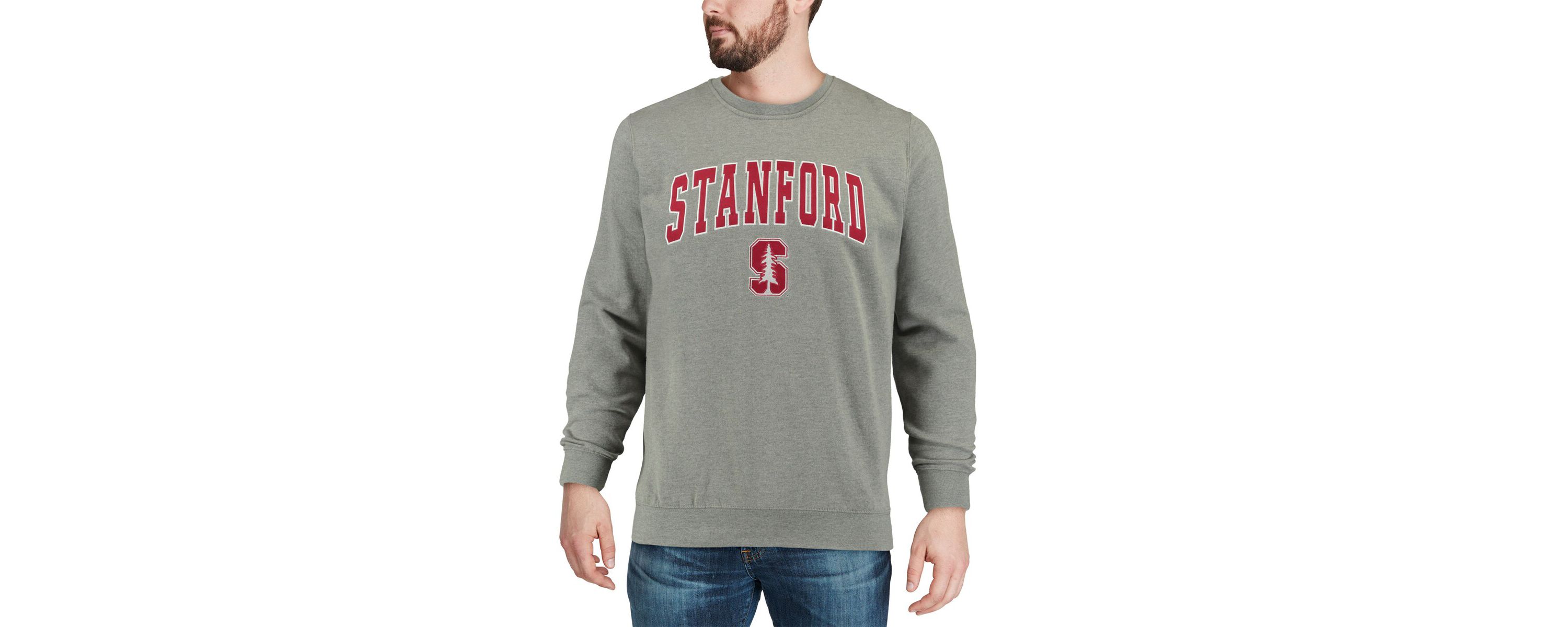 Stanford Cardinal NCAA Stanford Arch & Logo Crew Neck Sweatshirt