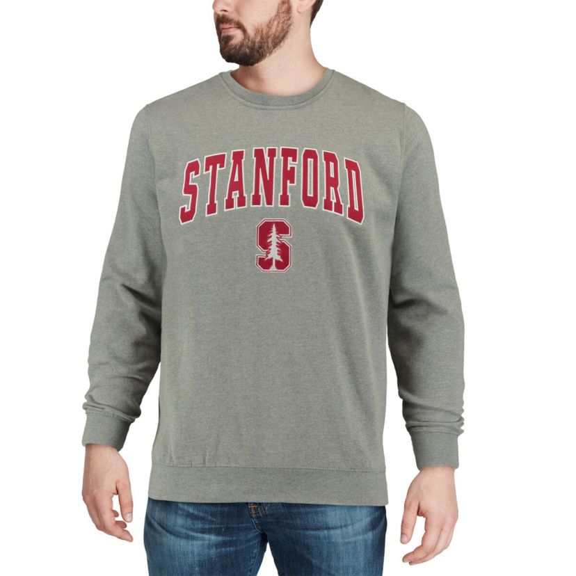 Stanford Cardinal NCAA Stanford Arch & Logo Crew Neck Sweatshirt