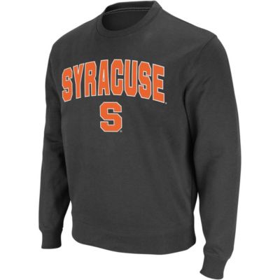 Colosseum Men's Syracuse Orange NCAA Syracuse Arch & Logo Crew Neck Sweatshirt