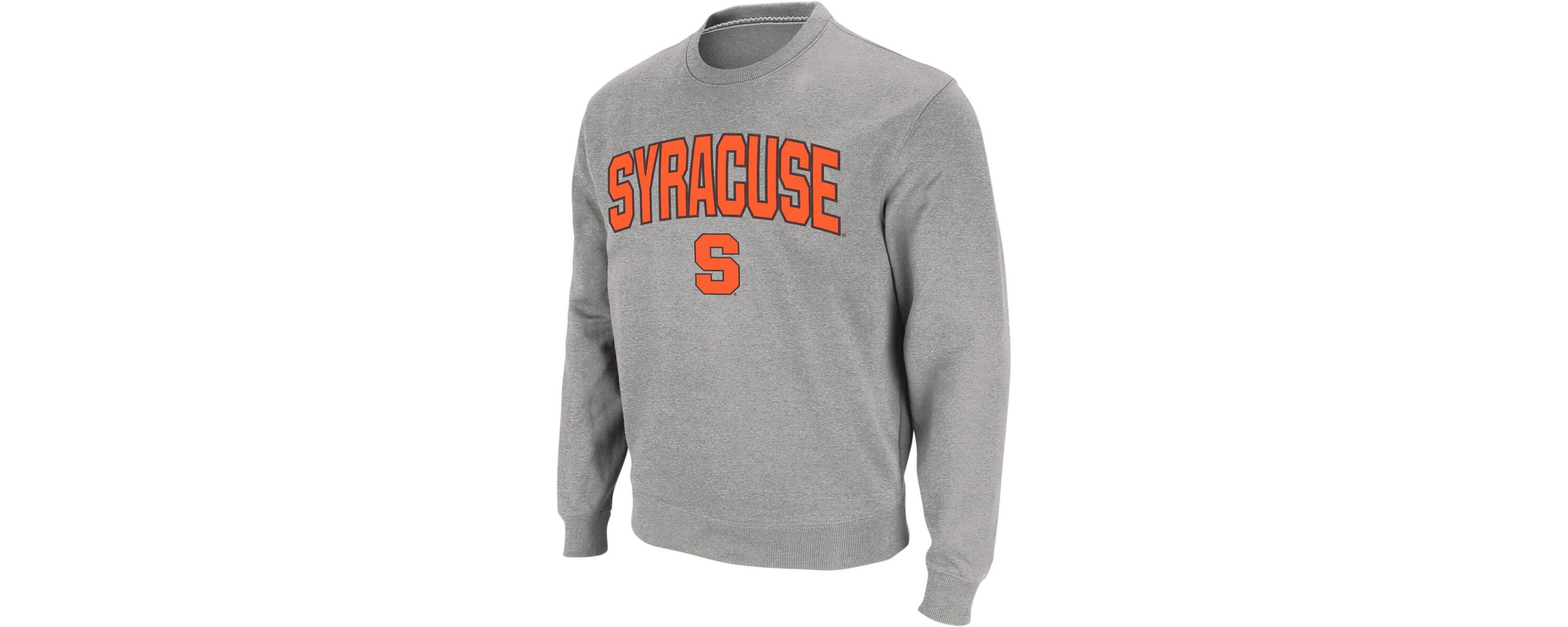 Syracuse Orange NCAA Syracuse Arch & Logo Crew Neck Sweatshirt