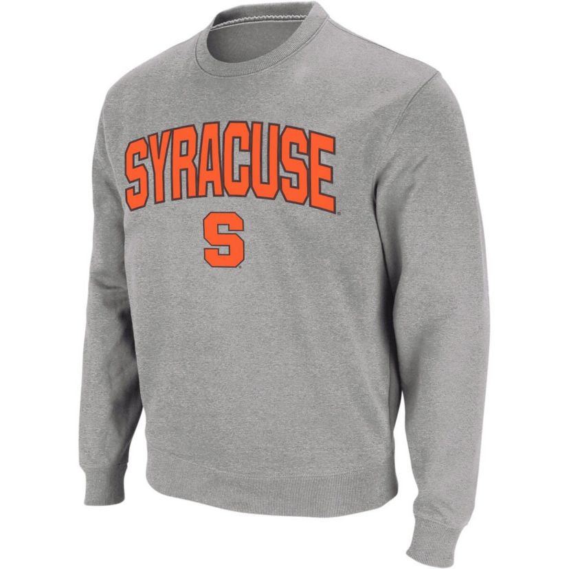 Syracuse Orange NCAA Syracuse Arch & Logo Crew Neck Sweatshirt