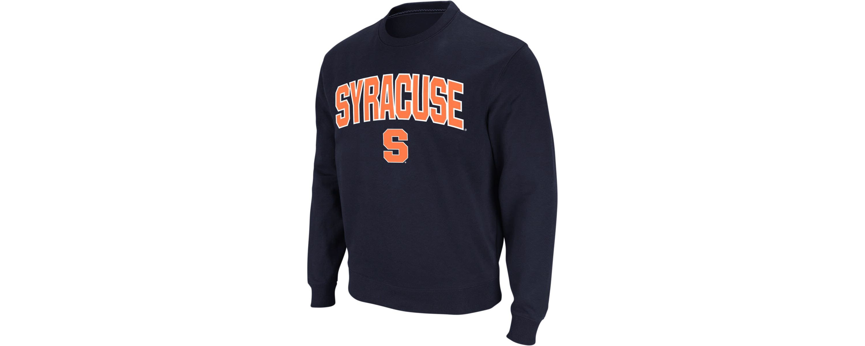 Syracuse Orange NCAA Syracuse Arch & Logo Crew Neck Sweatshirt