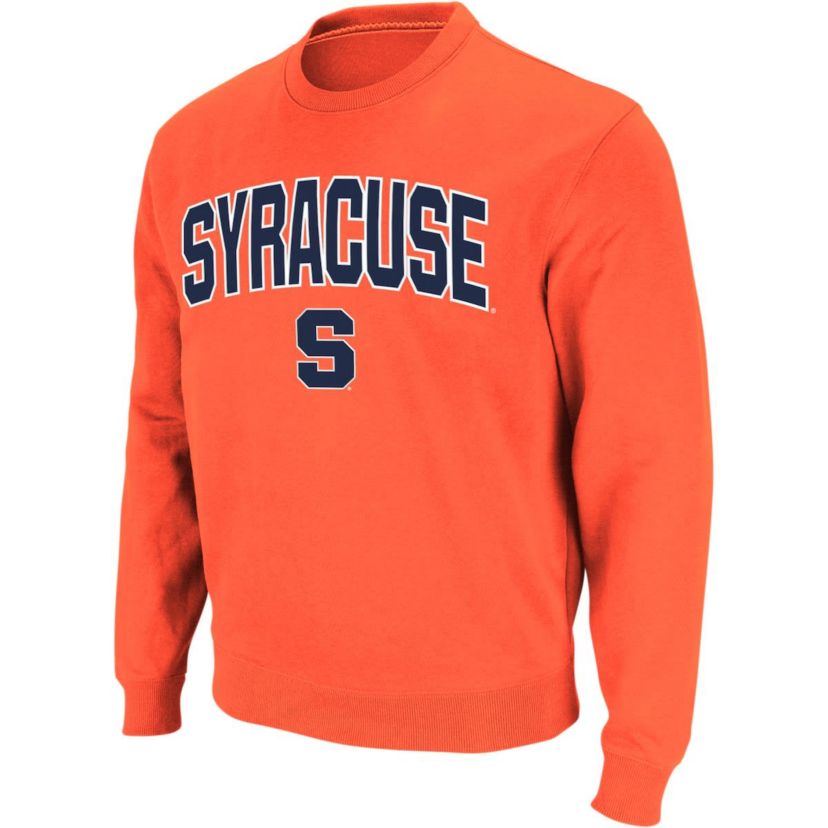 Syracuse Orange NCAA Syracuse Arch & Logo Crew Neck Sweatshirt