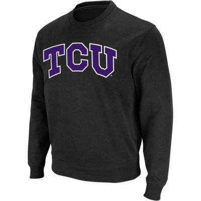 NCAA TCU Horned Frogs Arch & Logo Crew Neck Sweatshirt