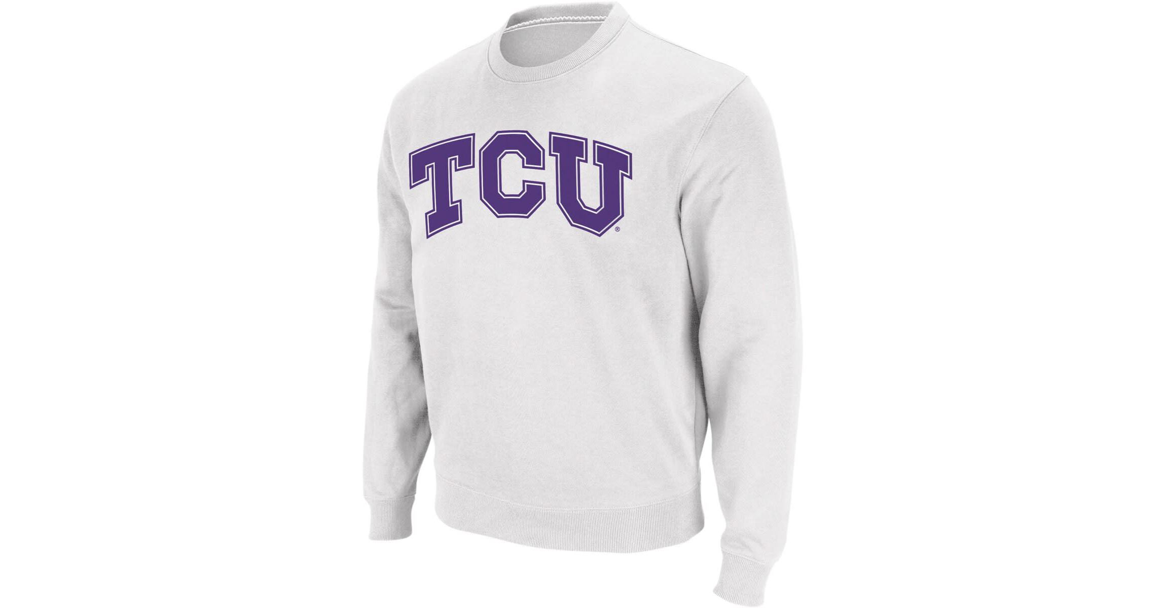 NCAA TCU Horned Frogs Arch & Logo Crew Neck Sweatshirt