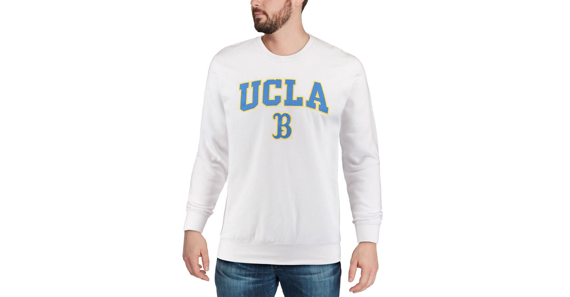 NCAA UCLA Bruins Arch & Logo Crew Neck Sweatshirt