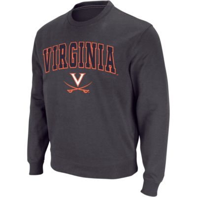 NCAA Virginia Cavaliers Arch & Logo Crew Neck Sweatshirt