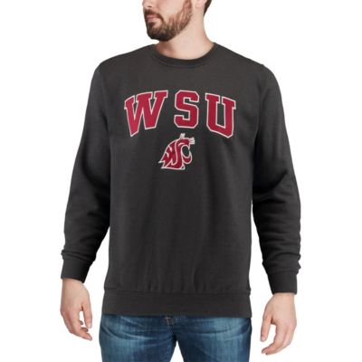 NCAA Washington State Cougars Arch & Logo Crew Neck Sweatshirt