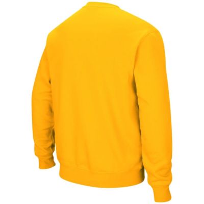 NCAA West Virginia Mountaineers Arch & Logo Crew Neck Sweatshirt