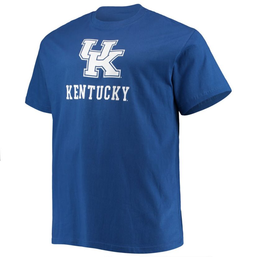 NCAA Kentucky Wildcats Big & Tall Lockup T-Shirt