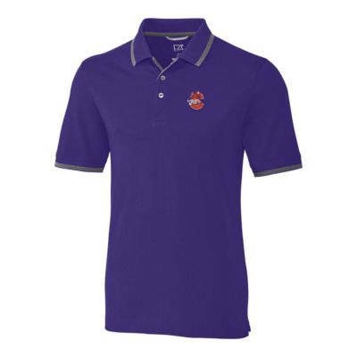 NCAA Clemson Tigers Vault Advantage Tipped Logo Polo