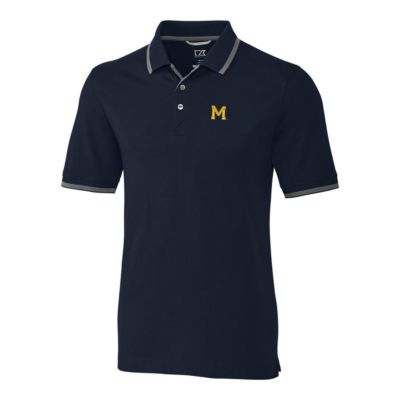 NCAA Michigan Wolverines Vault Advantage Tipped Logo Polo