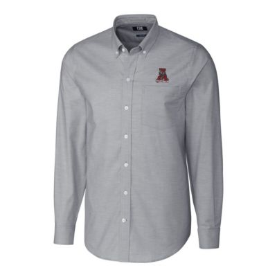 Alabama Crimson Tide NCAA Stretch Vault Logo Oxford Long Sleeve Shirt