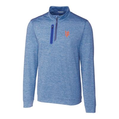 Cutter & Buck Men's NCAA Florida Gators Stealth Vault Logo Half-Zip Jacket, Blue, 2XL -  0191815790535