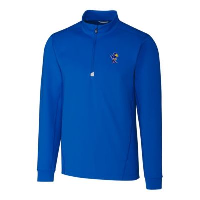 NCAA Kansas Jayhawks Traverse Stretch Quarter Zip-Pullover Top