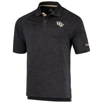 Colosseum Men's NCAA ed UCF Knights Down Swing Polo, Black, 2XL