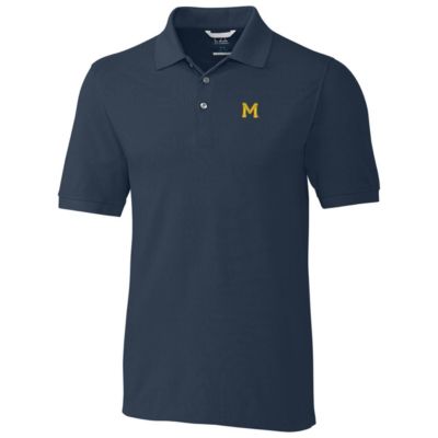 NCAA Michigan Wolverines Big & Tall Vault Advantage DryTec Tri-Blend Polo