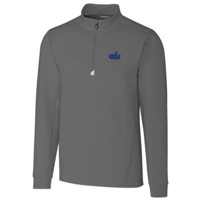 NCAA Old Dominion Monarchs Big & Tall Vault Traverse Quarter-Zip Pullover Jacket