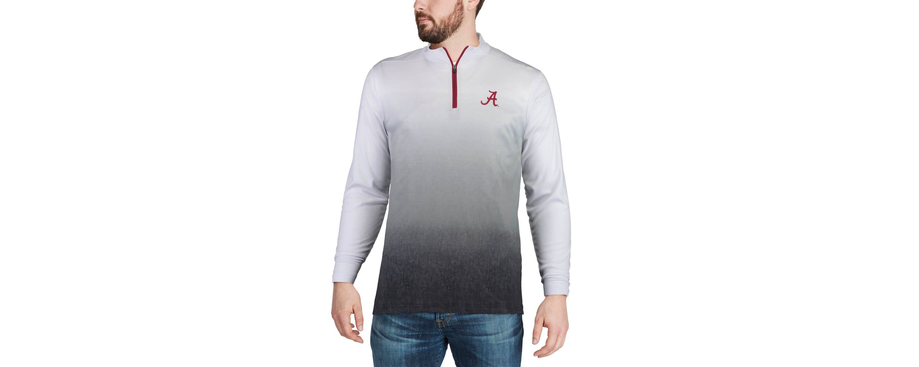 Alabama Crimson Tide NCAA Alabama Tide Magic Team Logo Quarter-Zip Jacket