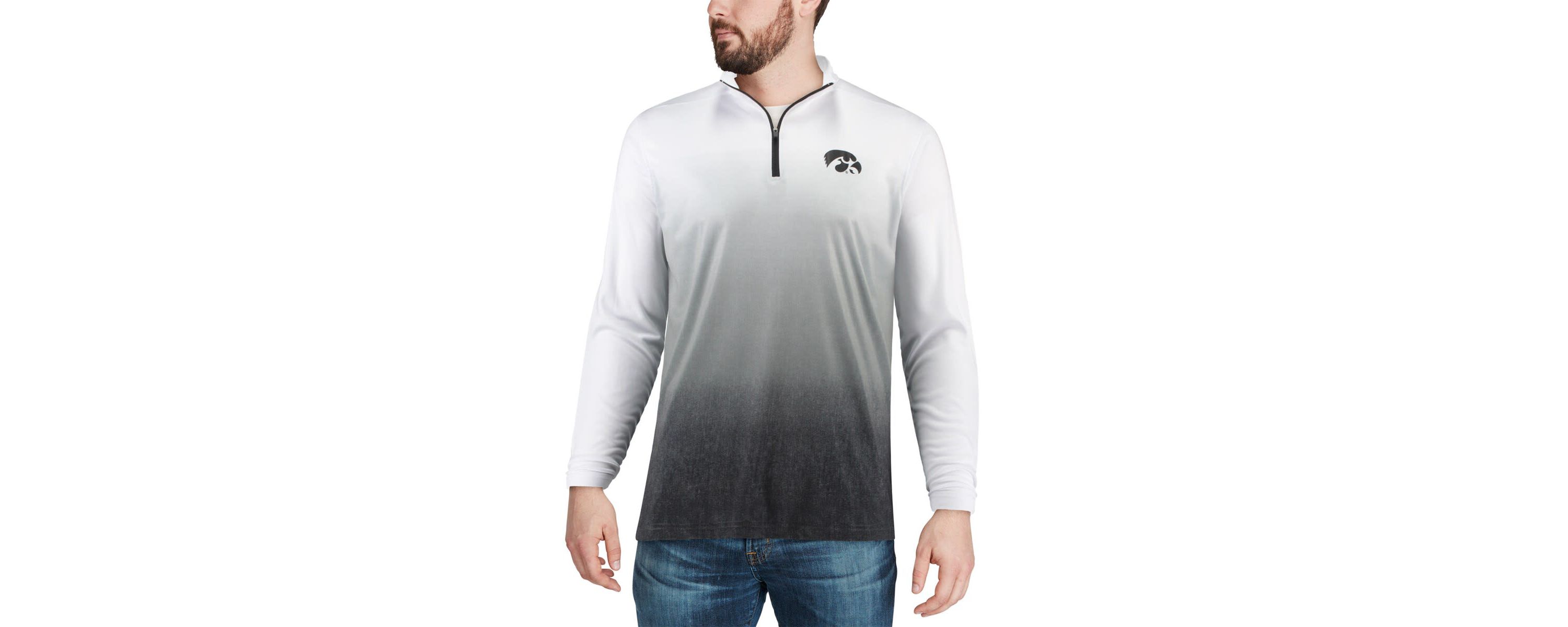 NCAA Iowa Hawkeyes Magic Team Logo Quarter-Zip Jacket