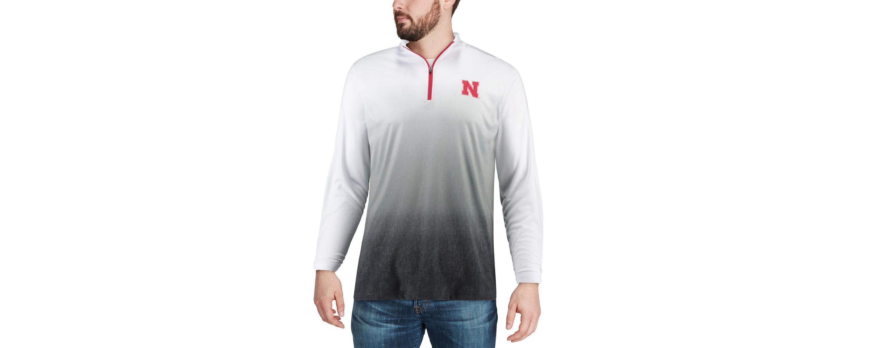 NCAA Nebraska Huskers Magic Team Logo Quarter-Zip Jacket