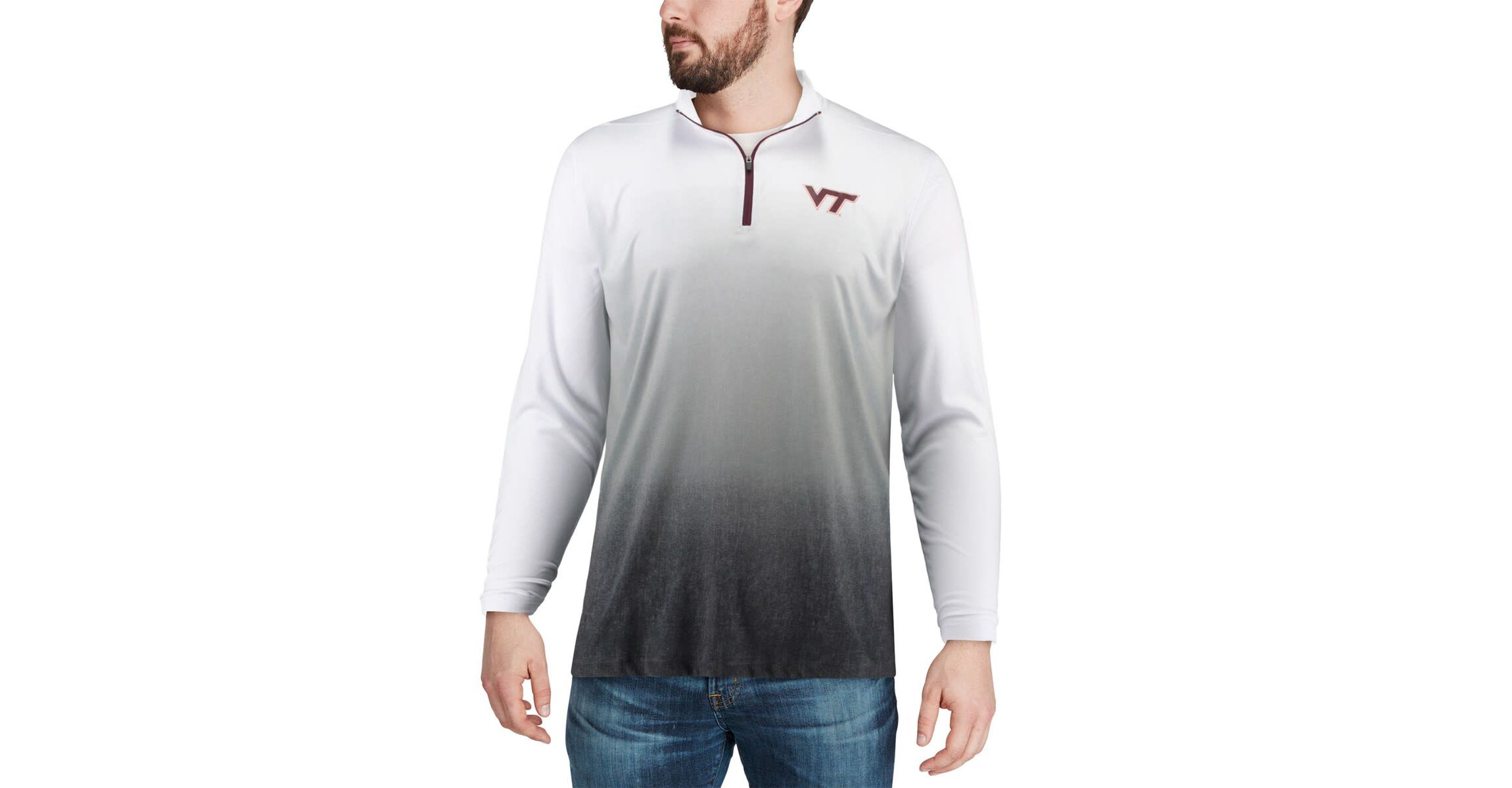 NCAA Virginia Tech Hokies Magic Team Logo Quarter-Zip Jacket