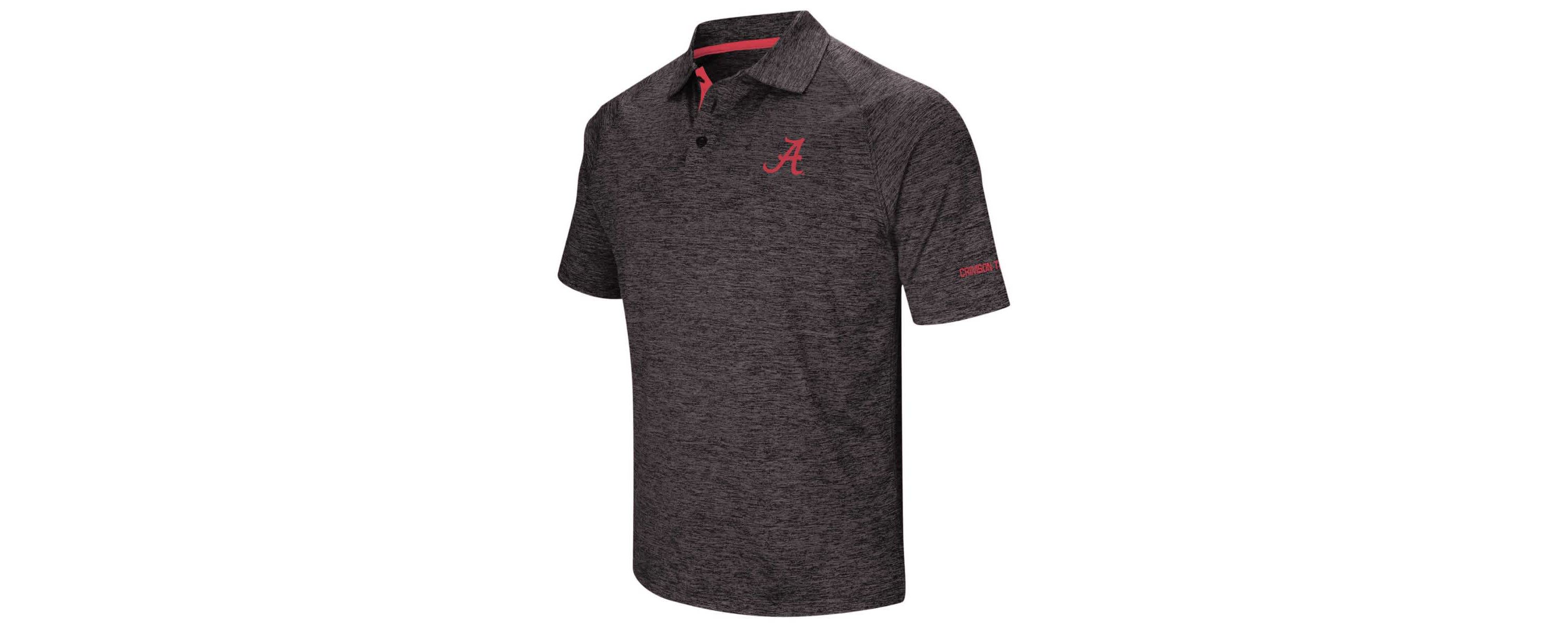 Alabama Crimson Tide NCAA Alabama Tide Big & Tall Down Swing Polo