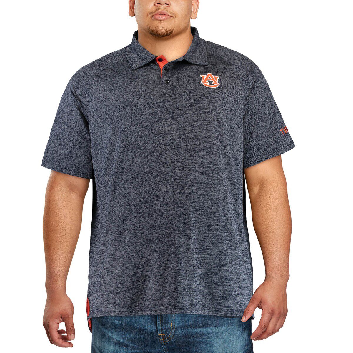 NCAA Auburn Tigers Big & Tall Down Swing Polo